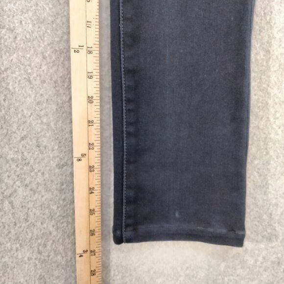 NYDJ Legging Jeans Womens Size 4 Blue Dark Wash Lift Tuck Mid Rise Stretch - Picture 4 of 13